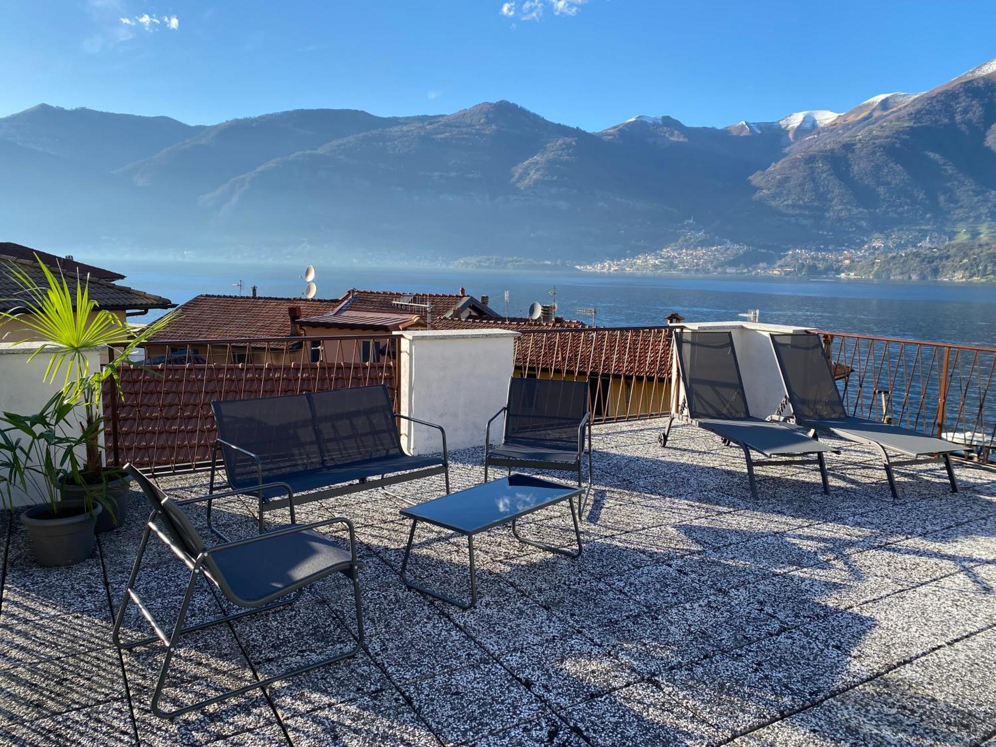 Апартаменти Maddalena Lake Como View Terraces Леццено Екстер'єр фото